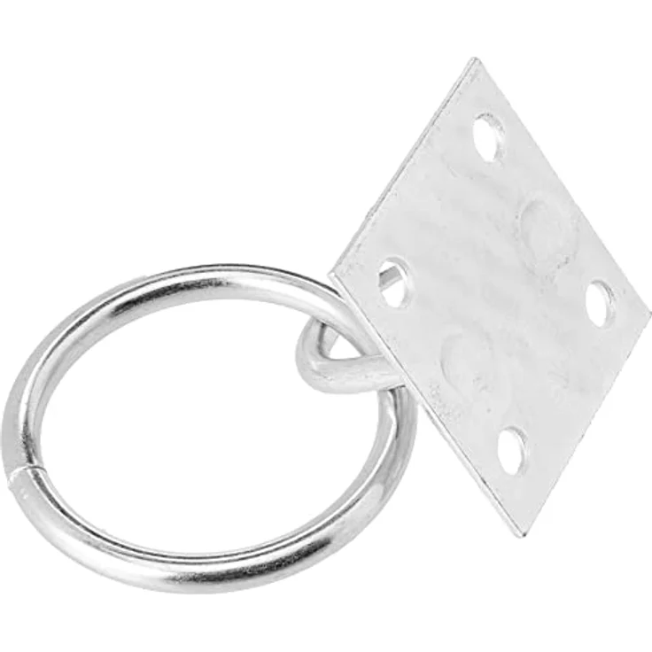 Fixman 302410 Galvanisierte Augplatte, Silber – Bild 3