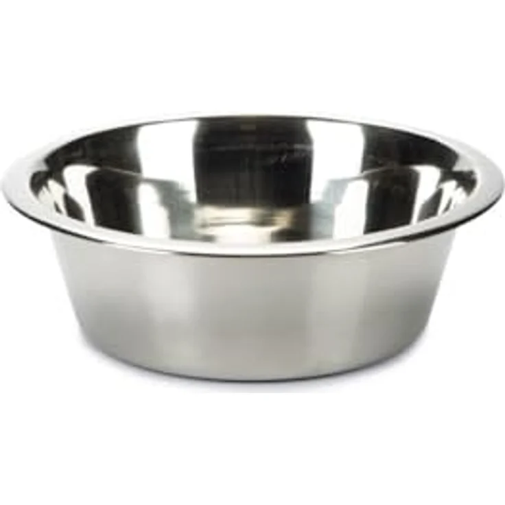 Beeztees Edelstahlnapf Economic, 11 cm, 0,18 l, rostfrei und leicht zu reinigen – Bild 1