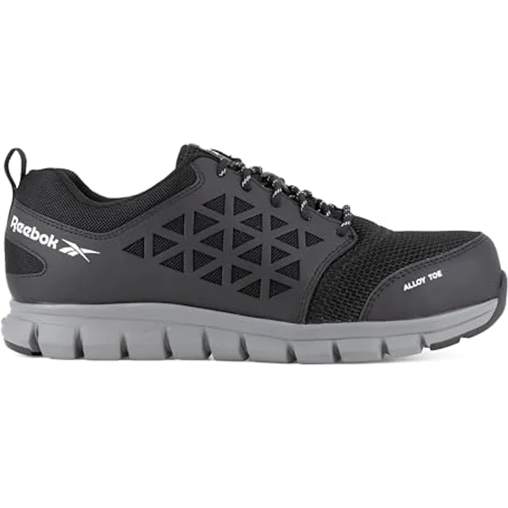 Reebok Excel Light S1P Sicherheitsschuhe (Größe 41) mit Aluminium-Zehenschutzkappe, atmungsaktivem Obermaterial und flexiblem EVA-Sohle – Bild 2