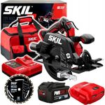 SKIL Akku-Handkreissäge 20V 3571 DA 184mm, bürstenloser Motor, 66mm Schnitttiefe, LED-Beleuchtung - SKIL