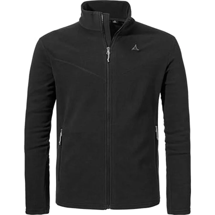 Schöffel Fleece Jk Style Qutang MNS, Herrenjacke aus recyceltem Material, atmungsaktiv und wärmend, Schwarz, XL – Bild 1