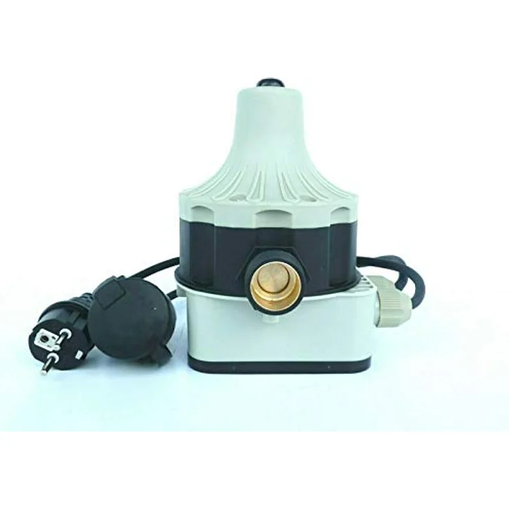CHM GmbH® Kreiselpumpe 1,1 Kw Edelstahl 5400 L/h, 6,5 Bar Gartenpumpe mit Druckschalter, Trockenlaufschutz - Robuste Edelstahl Welle, mehrstufige Kreiselpumpe 6 x Edelstahl Schaufelräder, einstellbarer Ausschalt- und Einschaltdruck, 1 Zoll IG, LCD Display, in original Karton, Deutsch/Englisch, blau – Bild 4
