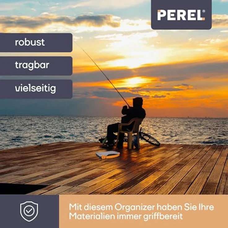 PEREL - OMR13 Aufbewahrungsbox - Organizer, 326x257x48 mm – Bild 3