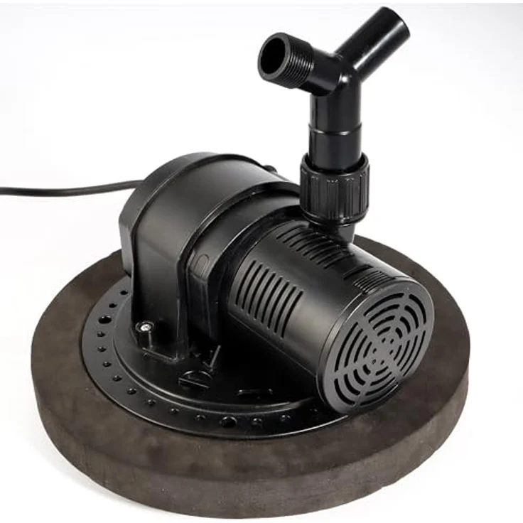 Esotec Power Float 1000, Solar Teichbelüfter Einzelpumpe, 1000l/h, 18 V/DC, IP68, Ersatzpumpe für Gartenteich, wetterfest, 101855 – Bild 2