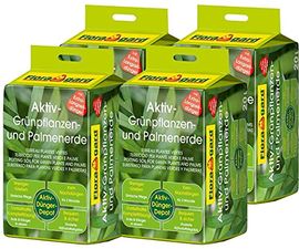 Floragard Aktiv Grünpflanzen & Palmenerde, 80L (4x20L)