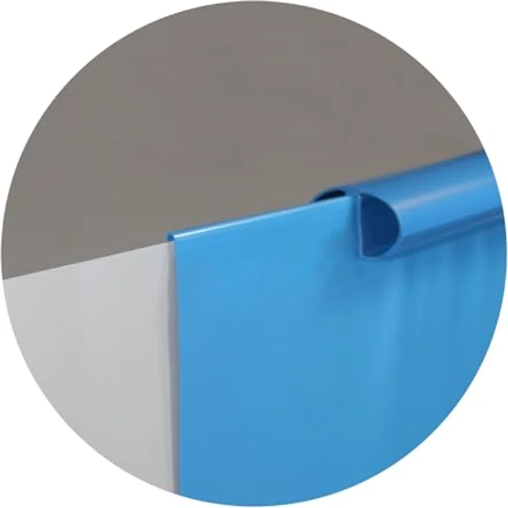 Waterman Poolfolie Ersatzfolie Rundbecken 300x120-132cm - Dicke 0,3mm - overlap - blau. – Bild 2
