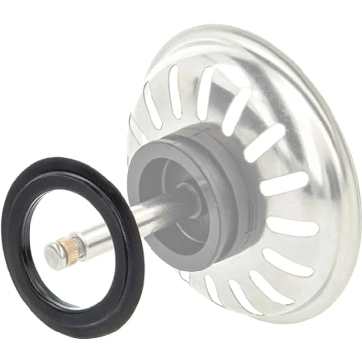 tecuro Universal Lippendichtung Ø 43 mm für Siebkörbchen, passend zu 1 1/2 Zoll und 3 1/2 Zoll Siebkorbventilen, schwarz, Made in Germany – Bild 1