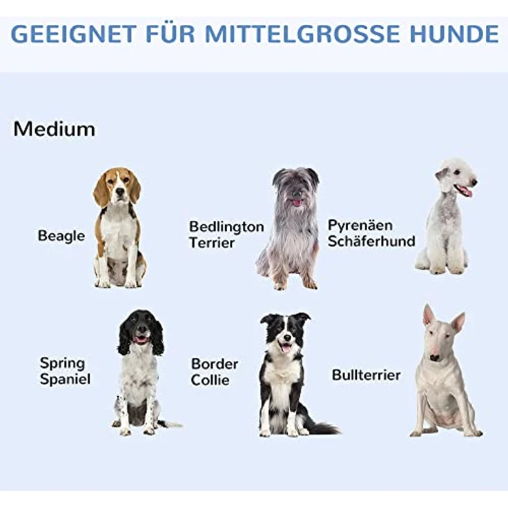 PawHut Hundekäfig Transportkäfig Drahtkäfig Hundebox Transportbox Reisebox Schwarz 91x61x67 cm mit herausnehmbarer Bodenwanne und optimaler Luftzirkulation – Bild 5