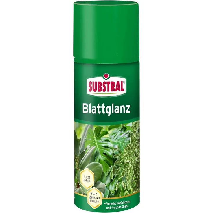 Evergreen Substral Blattglanz Spray, Blumendünger für hartlaubige Zimmerpflanzen, 200 ml, staubabweisend und glanzfördernd
