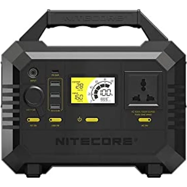 Nitecore Powerstation NES500-144000mAh, USB-A, USB-C, 230V und 12V-Ausgänge