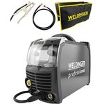 WELDINGER MEW 2002 SYN puls pro 200A MIG/MAG Puls-Schweißgerät, synergisch mit 4-Rollenantrieb und LCD-Display