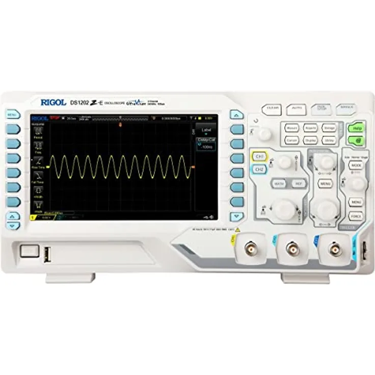 Rigol DS1202Z-E Digital-Oszilloskop 200MHz 2-Kanal 1 GSa-s 24000 kpts 8 Bit 1St.
