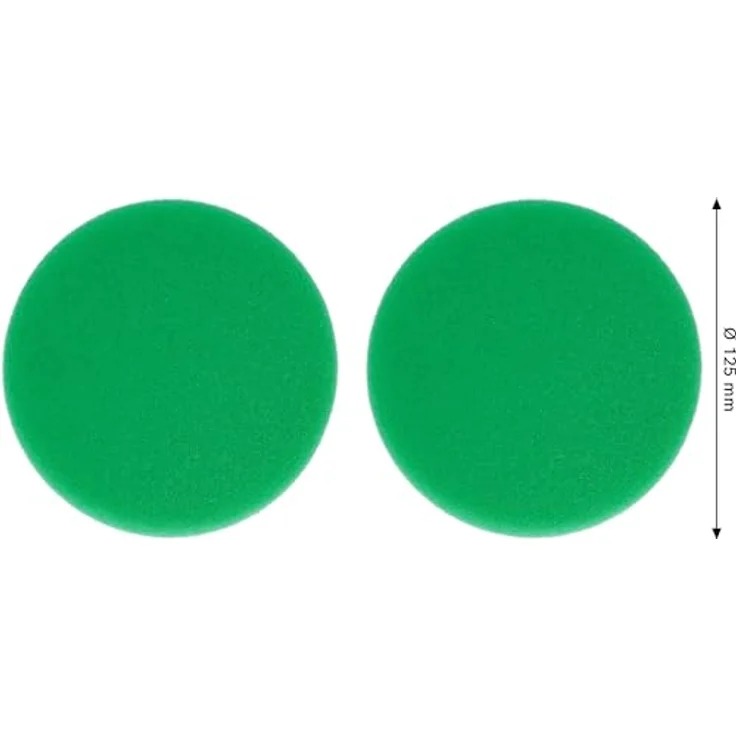 Bosch Polierschwamm 125 mm, 2er Pack für Metalloberflächen, geschnitten – Bild 3