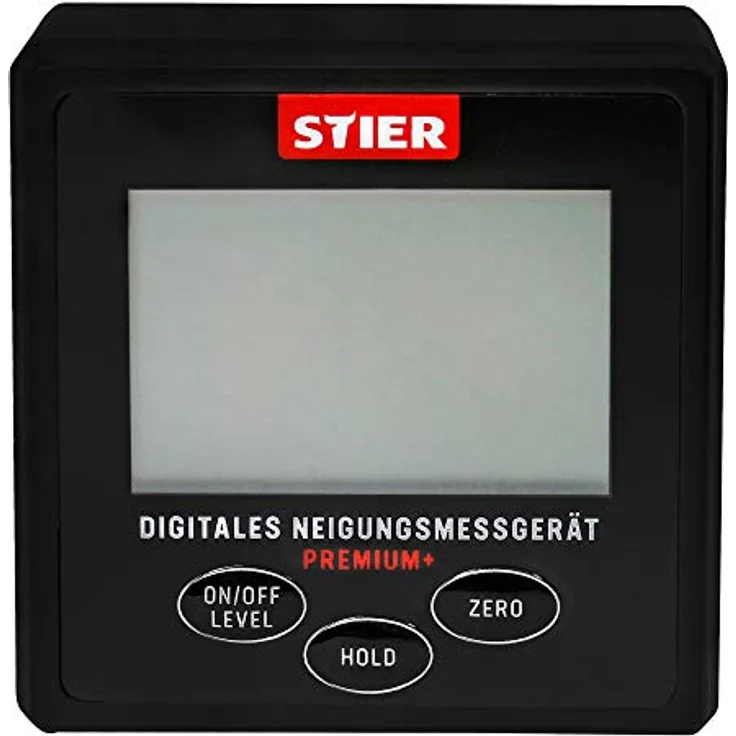 Stier Digitales Neigungsmessgerät, präzises Winkelmesser mit LCD-Display, 6 Magneten, L:6.000 cm – Bild 2