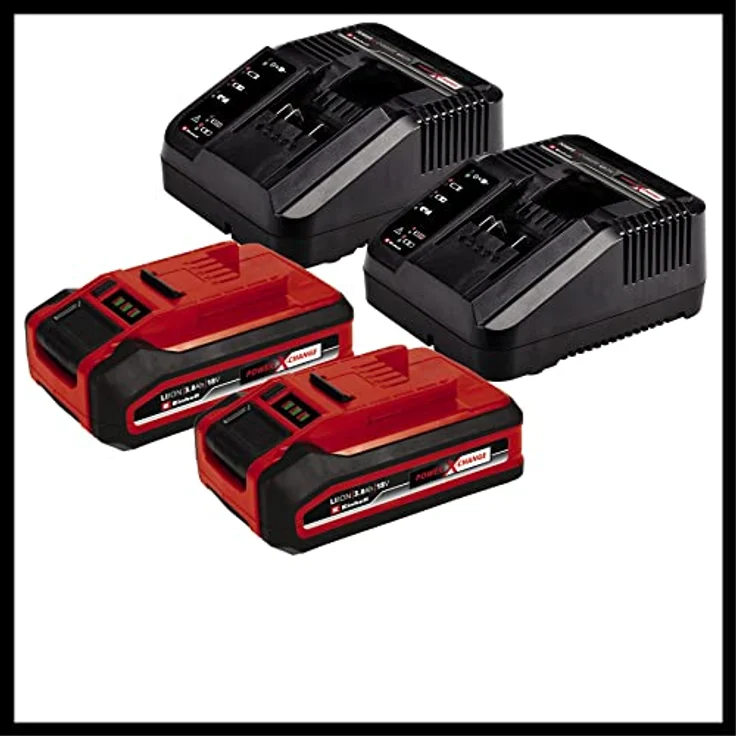 Einhell Akku-Rasenmäher RASARRO 36/36 Kit Power X-Change (36 V, 36 cm Schnittbreite, bis 400 m², 45L Fangkorb, 25-75 mm Schnitthöhe, inkl. 2 x 3,0 Ah Plus Akkus + 2x Ladegerät) – Bild 3