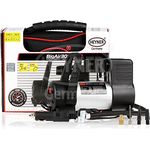 HEYNER®Auto Kompressor 12V elektrische Luftpumpe tragbarer Kompressor 9 bar, mit LED Beleuchtung