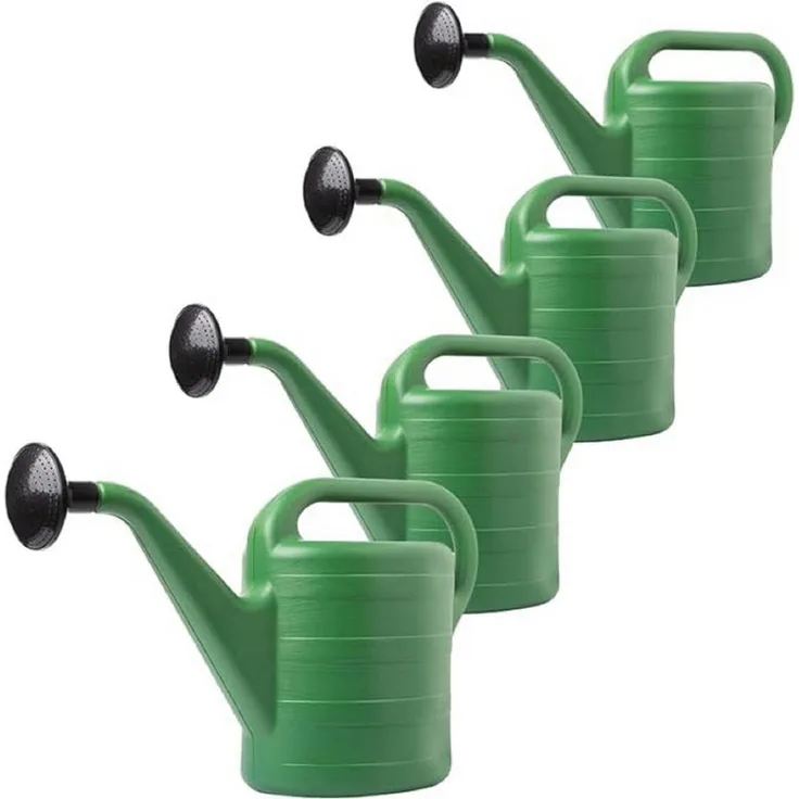 2friends Gießkanne komfortable Bewässerung (2-tlg., 4er Set 53x33x18 cm), klassisch grün mit abnehmbarer Düse