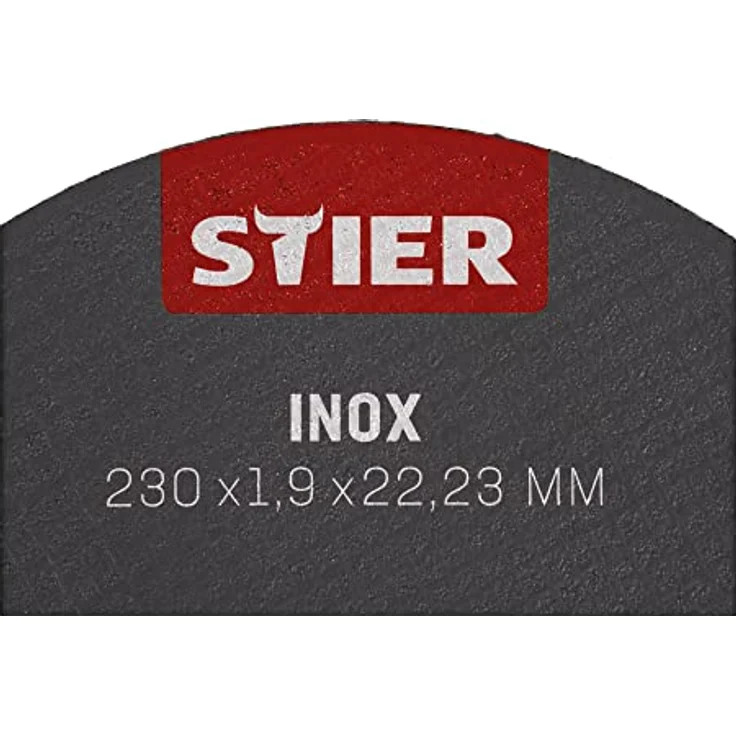 STIER Trennscheibe 230 x 1,9 x 22,23 gerade Inox/Edelstahl, MADE IN GERMANY, für Stahl und Metall, 25er Pack – Bild 4