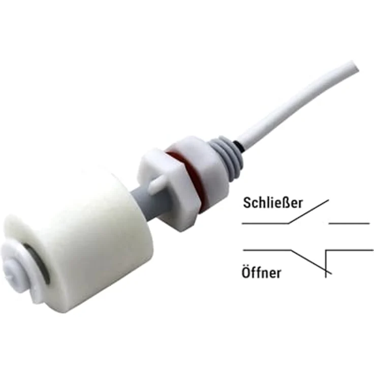 Elektrotechnik Schabus Mini-Schwimmerschalter 200940, Füllen/Leeren, 2,50 m, wartungsfrei, Kunststoff – Bild 4