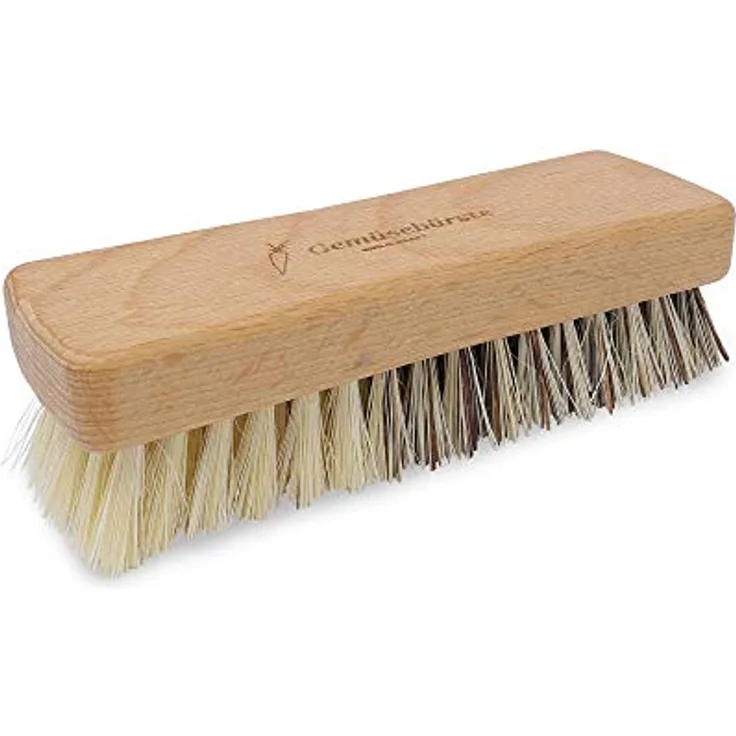 Gemüsebürste Union/Fibre Natur | Bürste aus Buchenholz FSC 100% | Zwei Borstengrade für vielseitige Anwendung (1)