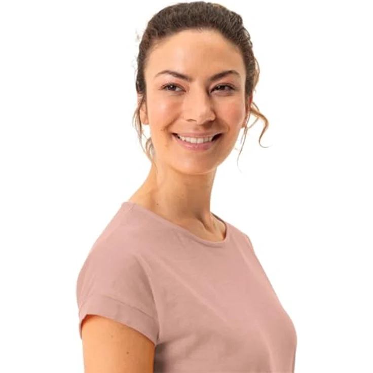 Vaude Moja IV, Damen Shirt aus 100% Bio-Baumwolle, atmungsaktiv, pink, Größe M – Bild 6