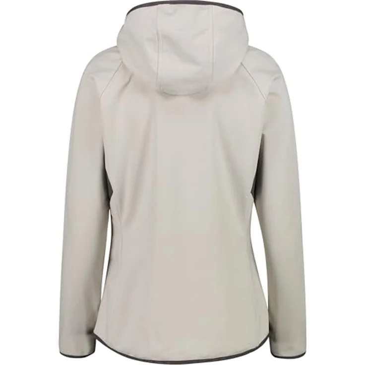 CMP Campagnolo Hybrid Jacket Fix Hood, Damen Kunstfaserjacke mit Wärmeisolierung und fester Kapuze, beige, Größe S (38) – Bild 2