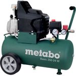 Metabo Kompressor Basic 220-24 OF Silent 601593000, leise und mobil, mit VarioGrip und Condor Druckschalter