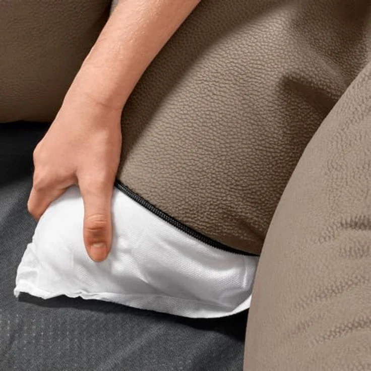 Hunter Tierbedarf Tierbett Orthopädisches Hundesofa Merida 6-eckig, modernes Design in Velouroptik, Memoryschaum-Flockenfüllung, rutschhemmende Unterseite, waschbar – Bild 5