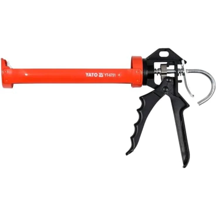Yato Profi Silikonpresse Kartuschenpistole für Dichtstoffe und Klebstoffe, 300 ml Fassungsvermögen, ergonomisches Design – Bild 3