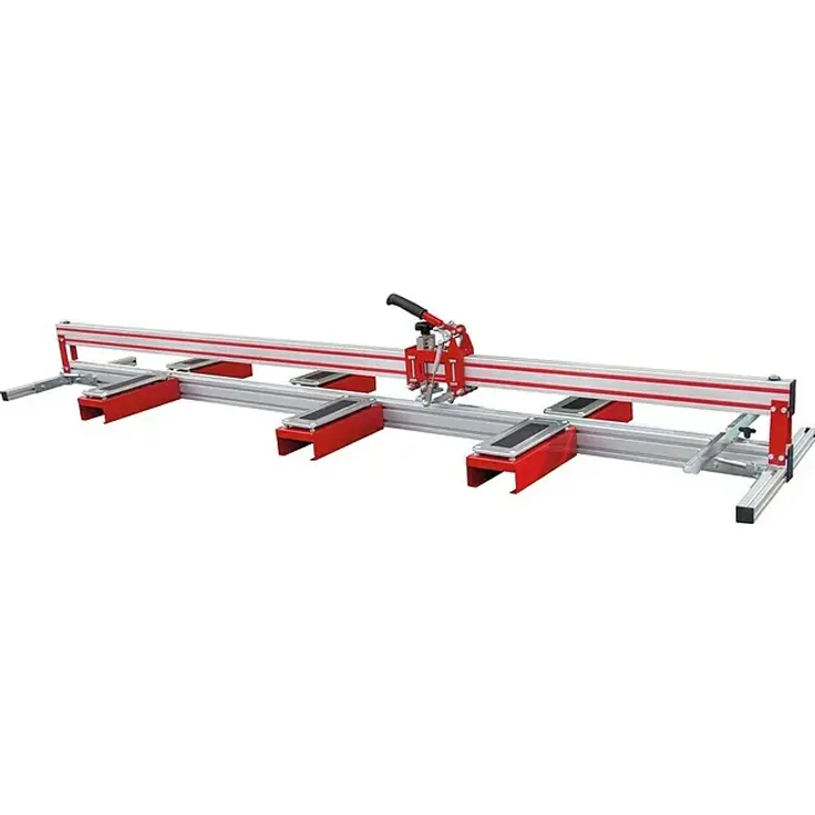 Heka Fliesenschneider GiantCut 2600, 2.650 mm max. Schnittlänge, robust mit 8 variablen Ablageflächen