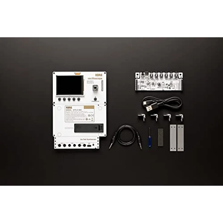 KORG Nu:Tekt NTS-1 Digital mkII Synthesiser Kit - DIY-Oszilloskop, Tuner, FFT- und Spektrumanalysator, Dual Stereo IN/THRU/OUT - zum Selberbauen – Bild 3