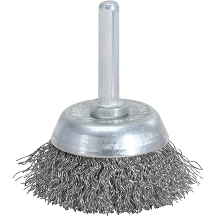 KS Tools Drahtbürste Stahldrahttopfbürste 0,3mm, Ø 75mm, mit gewelltem Stahldraht, Ø 75mm, für Bohrmaschinen, KS Tools – Bild 2