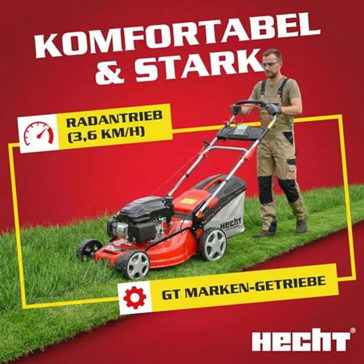 Hecht 554 SXE Benzin Rasenmäher – Bild 5