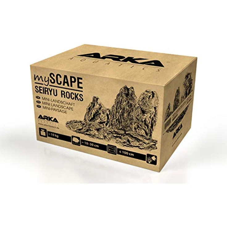 ARKA mySCAPE-Rocks Seiryu | Mini-Landschaft | Natur Aquarium Steine für einzigartige Aquascapes im Süßwasser Aquarium & Aufbauten in jedem Terrarium | Ca. 10-30 cm | Ideal zu bepflanzen | Inhalt: 10kg – Bild 3