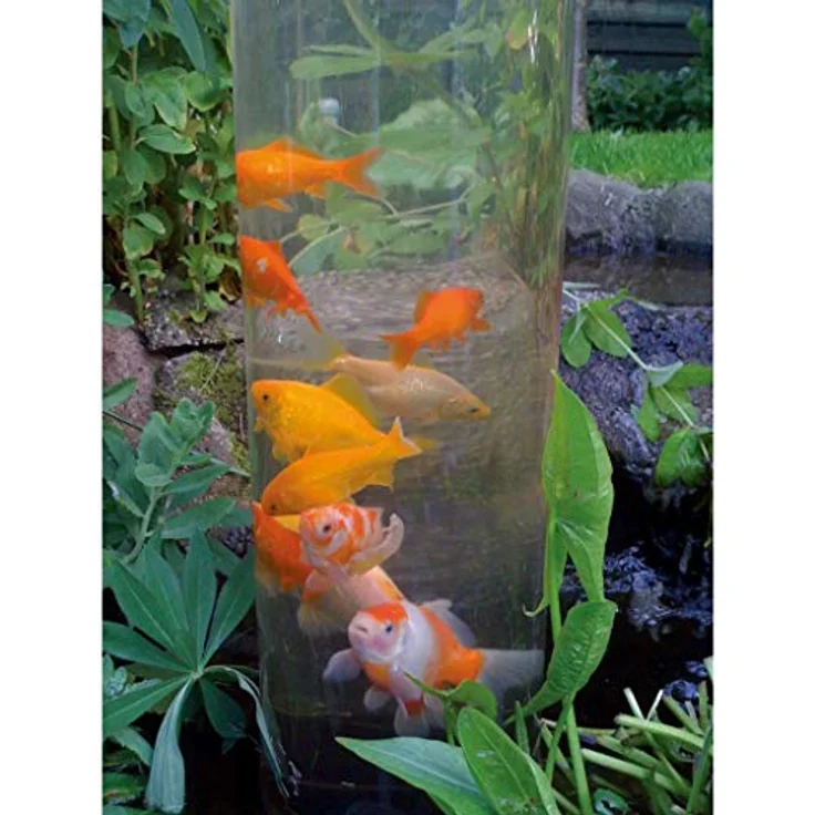 Ubbink Fischturm Goldfischrohr Fischsäule, 66 cm Acryl für Teich-Deko, schwarz – Bild 5