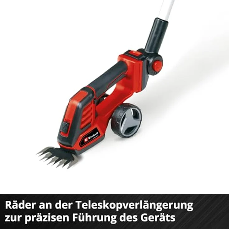 Einhell GE-CG 18/100 Li T, Akku Gras- und Strauchschere 18 V Li-Ion mit 2,5 Ah Akku und Teleskopverlängerung – Bild 10