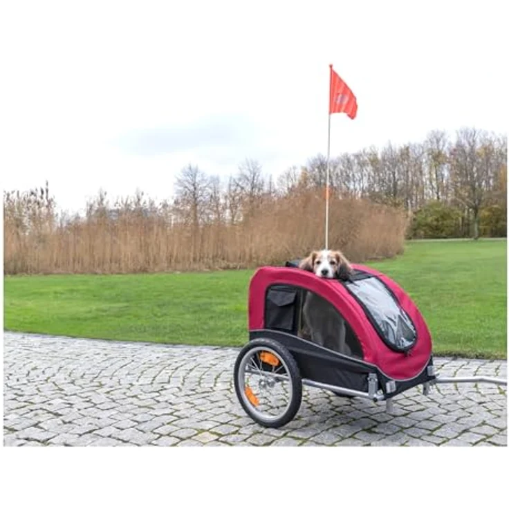 Trixie Fahrradanhänger 63x68x75 (137)cm – Bild 2