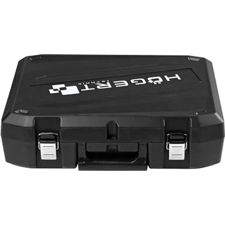 HÖGERT TECHNIK Akku-Bohrschrauber Set 18V, 50 Nm Drehmoment, 2,0 Ah Akku, 4A Ladegerät, Metallgetriebe, LED-Beleuchtung, Auto Lock Bohrfutter, für Holz und Metall – Bild 16