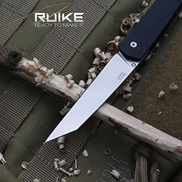 Ruike P865-B Klappmesser Linerlock, Schwarz – Bild 3