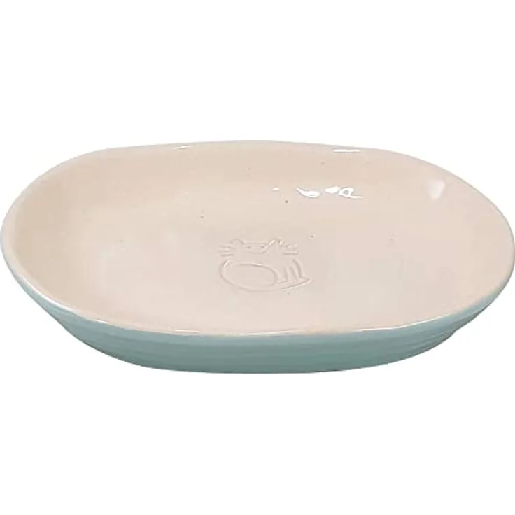 Nobby 82448 Katzen Keramik Schale Jada Mint/Creme; 16 x 12 x 2,5 cm, 0,10 l - Preisvergleich