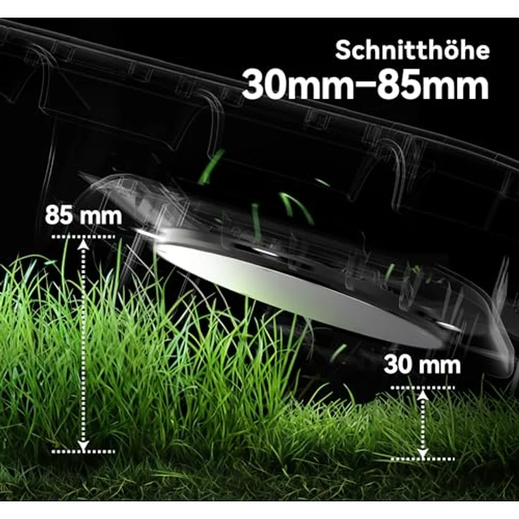 HOOKII Neomow X Mähroboter, ohne Begrenzungskabel, 4000㎡ Reichweite, 3D LiDAR SLAM+Vision Fusion, 4G Modul & GPS, Schnitthöhe 30-85 mm, Steigung bis 45%, leiser Betrieb – Bild 5