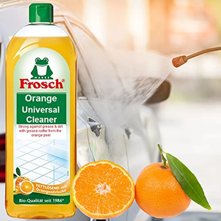 FROSCH Frosch Orangen Universal Reiniger 750 ml Allzweckreiniger mit natürlichen Orangenextrakten - Preisvergleich – Bild 3