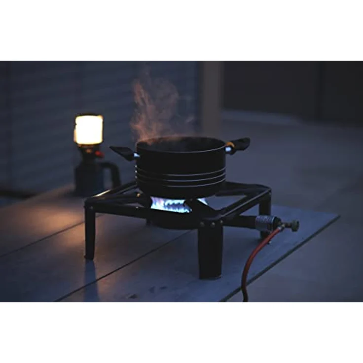 ROTHENBERGER Industrial Hockerkocher inkl. 1,5 m Propan-Gas-Schlauch & Propan-Konstantregler für Camping, Outdoor, 1500001392 – Bild 3