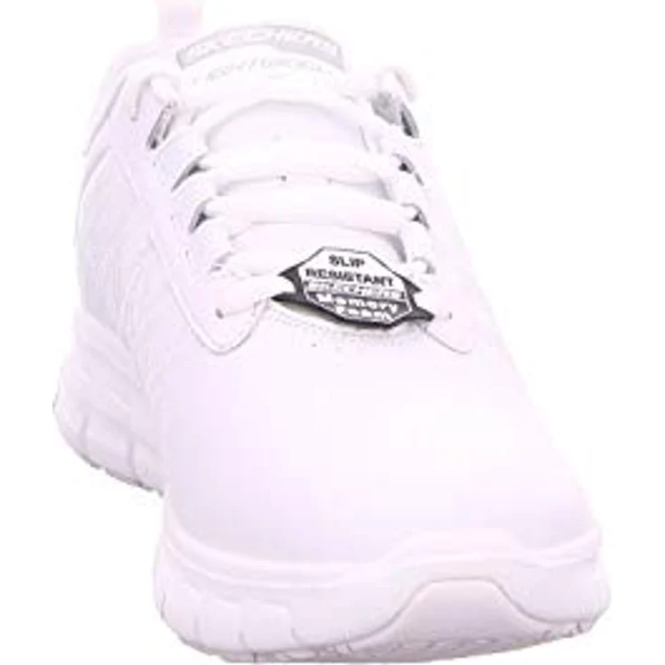 Skechers Sure Track Erath, Berufsschuh für Gastronomie und Pflege, rutschhemmende Laufsohle, Leder, Schwarz – Bild 7