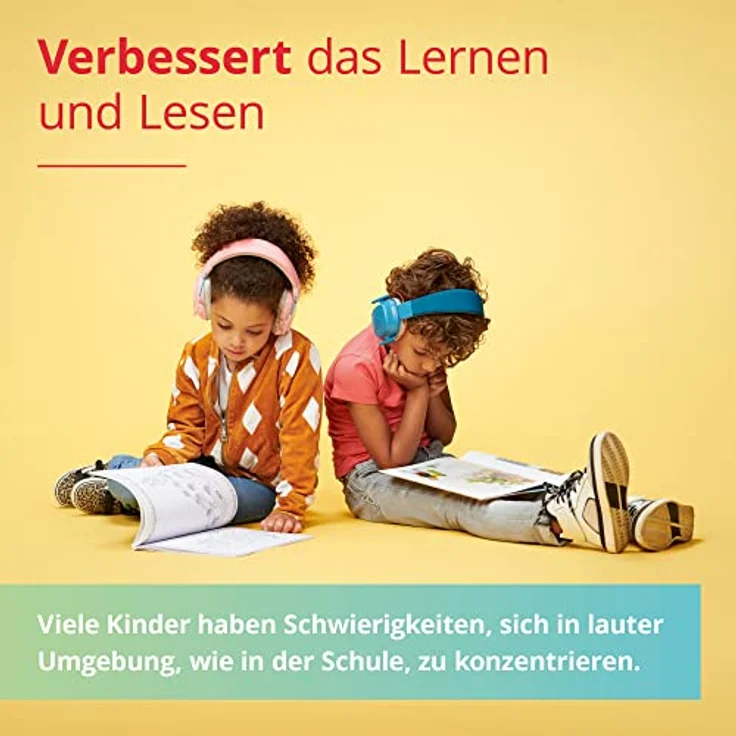 Alpine Muffy Lärmschutz Kopfhörer Kinder - Ohrenschützer für Kinder bis zu 16 Jahren – Geräuschdämmender Gehörschutz für Kinder - Komfortabler mit verstellbarem Kopfband - Mint – Bild 5
