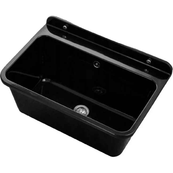QLS Küchenspüle LARGE, Kunststoff-Spülbecken, 61x41 cm, ideal für Garten, Garage & Werkstatt - Preisvergleich – Bild 1