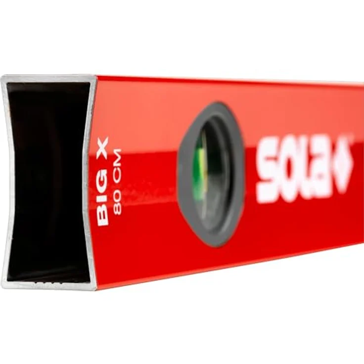 SOLA - BIGX80 Wasserwaage L.80cm BIG X Libelle/Lupeneffekt/Alu.-Profil – Bild 6