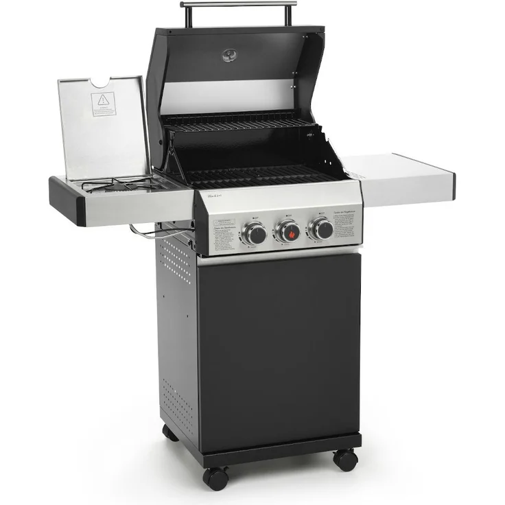 TAINO Gasgrill TAINO BLACK 2+1 Gasgrill Set mit Drehspieß, 1x Gasgrill, 1x Drehspieß, 116 x 50 x 115 cm (LxBxH) – Bild 4