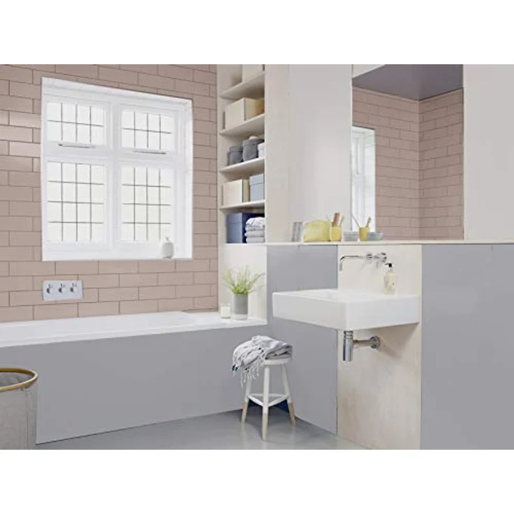 Dulux Fresh up WANDFLIESENFARBE SATIN TAUPE, 750 ml, 5289290, 0,75 Liters – Bild 5