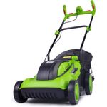 BRAST Elektro-Rasenmäher Elektromäher 1.800 Watt, 38cm Schnittbreite 45 l Fangkorb, Ergogriff, 20 - 70 mm Schnitthöhe